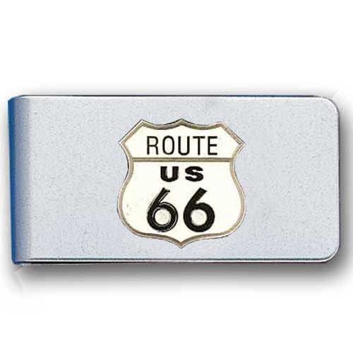 Route 66 Money Clip - Siskiyou Originals - Flyclothing LLC