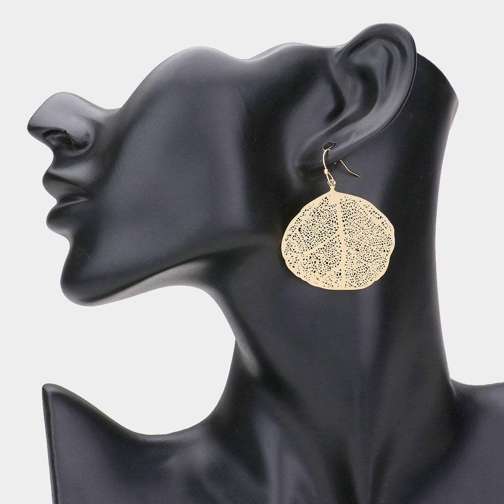 Leaf Drop Earrings - Madeline Love - Flyclothing LLC