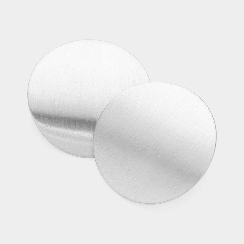 Metal Disc Earrings - Madeline Love - Flyclothing LLC