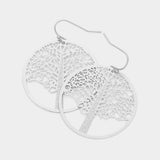 Filigree Tree of Life Dangle Earrings - Madeline Love - Flyclothing LLC