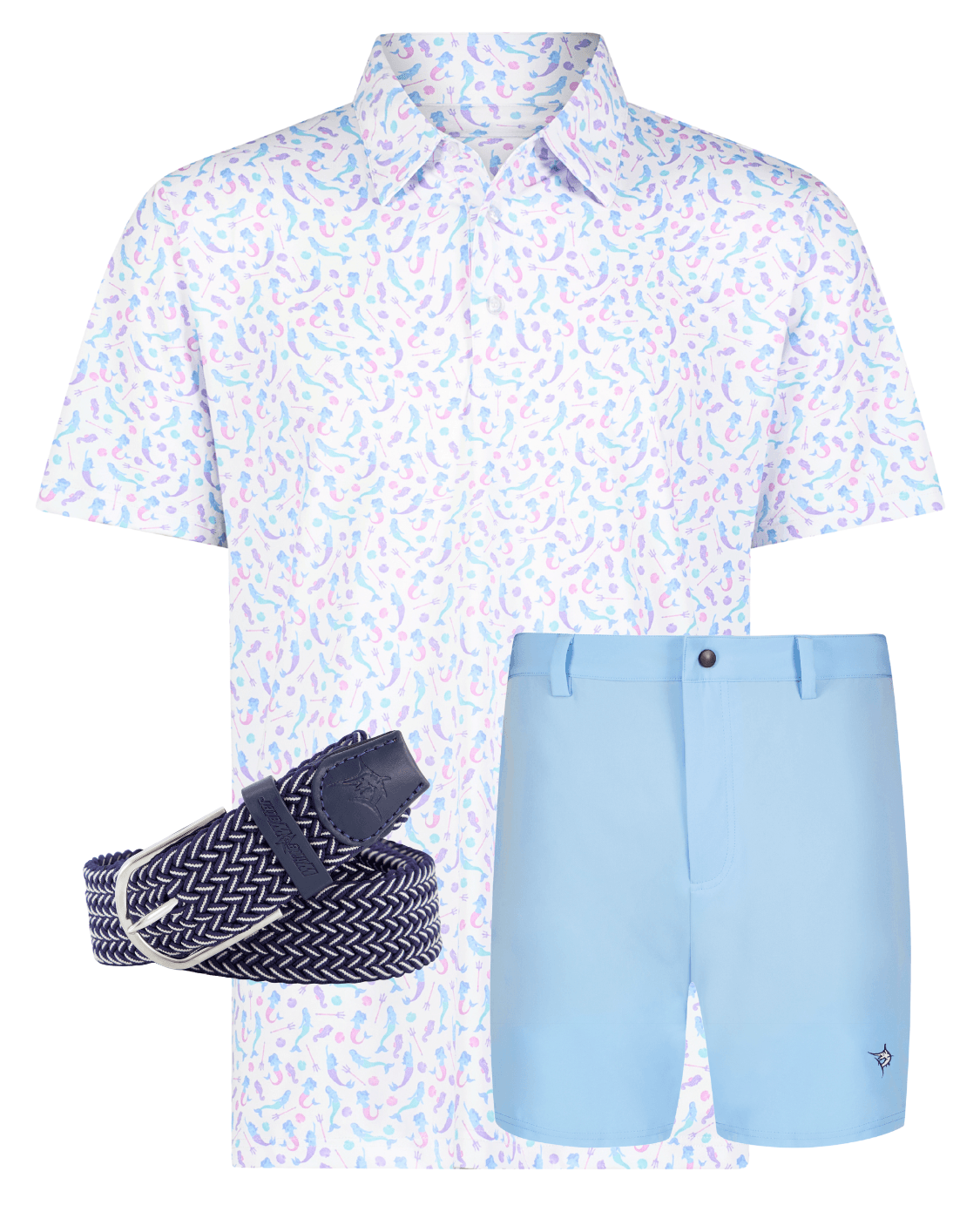Mermaid Polo - White Water Life - Flyclothing LLC