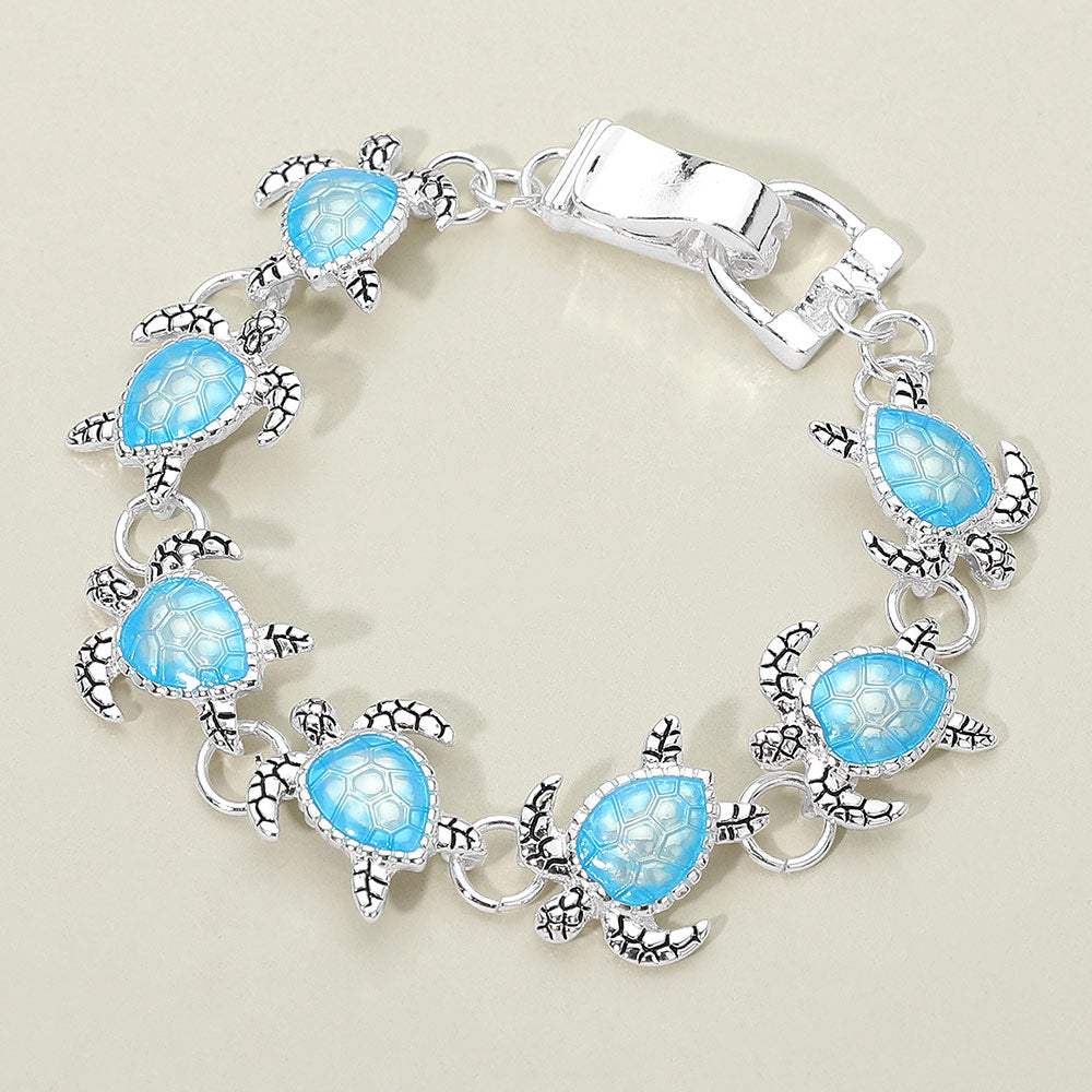 Sea Turtle Link Magnetic Bracelet - Madeline Love - Flyclothing LLC