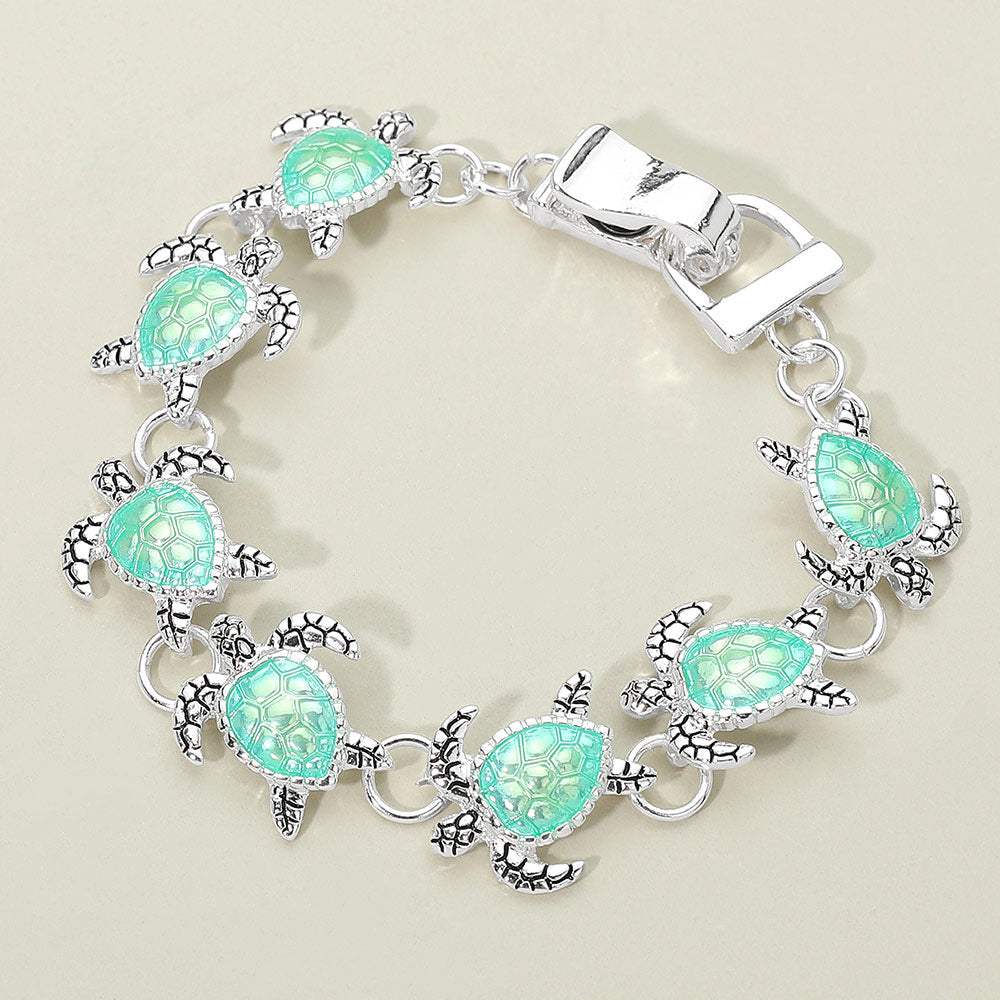 Sea Turtle Link Magnetic Bracelet - Madeline Love - Flyclothing LLC