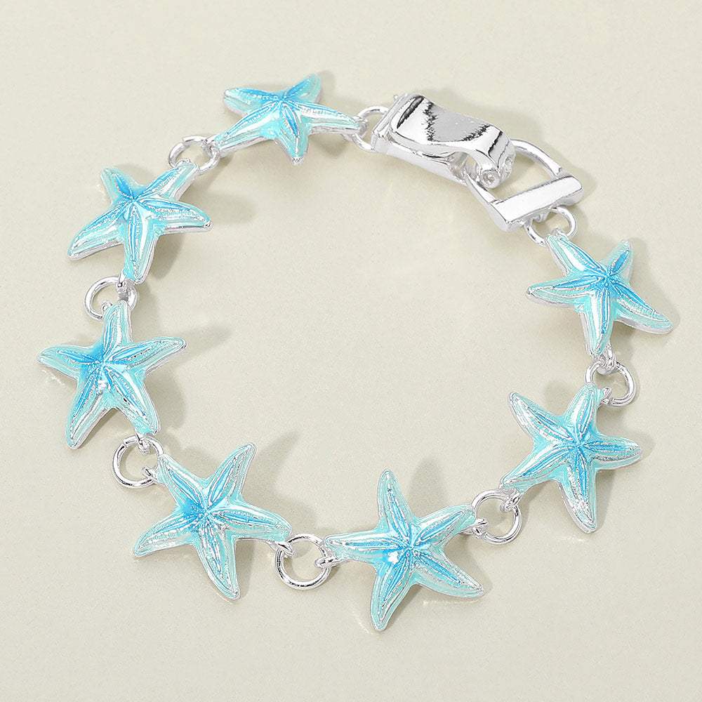 Starfish Charm Link Magnetic Bracelet - Madeline Love - Flyclothing LLC