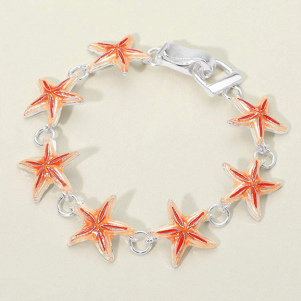 Starfish Charm Link Magnetic Bracelet - Madeline Love - Flyclothing LLC