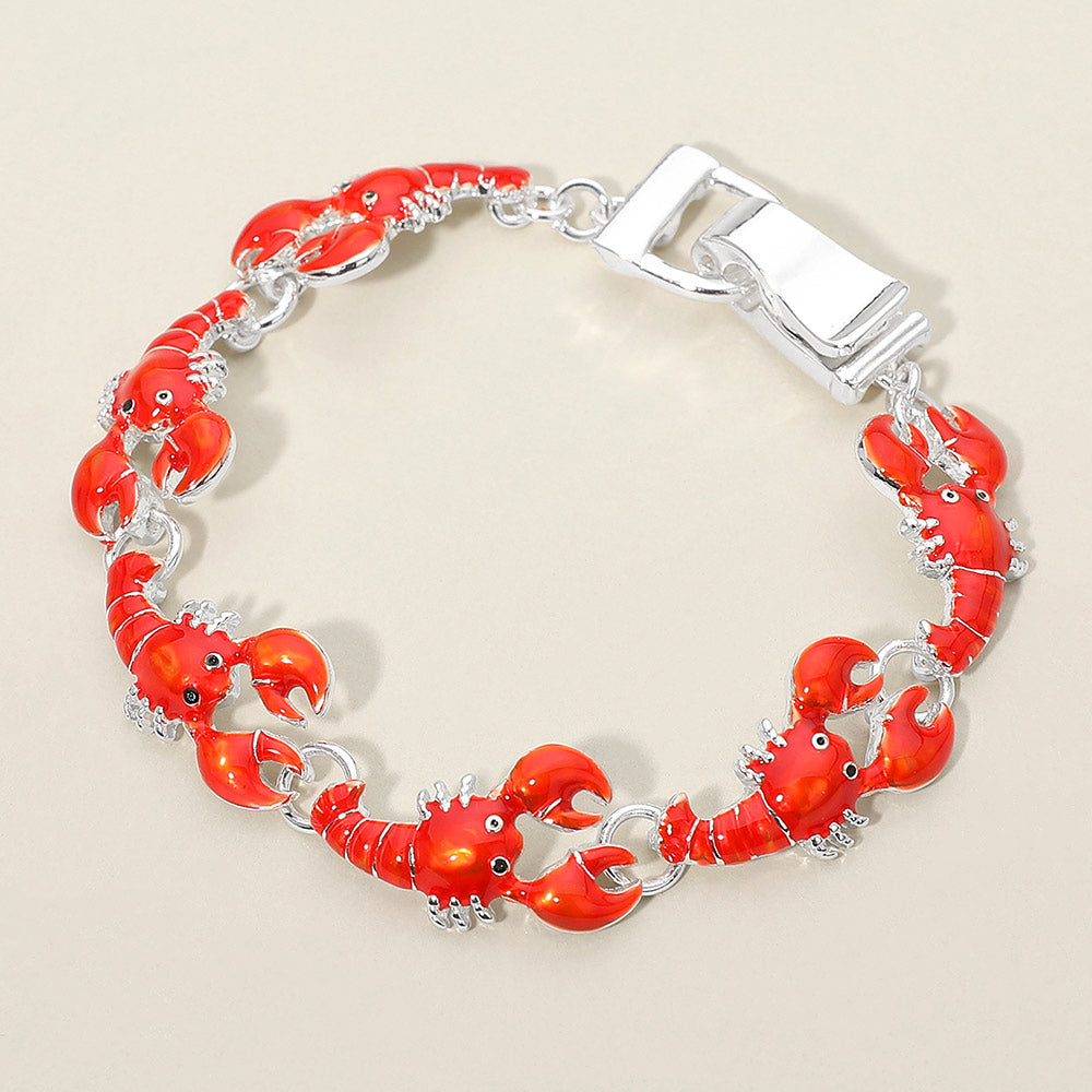 Lobster Charm Link Magnetic Bracelet - Madeline Love - Flyclothing LLC