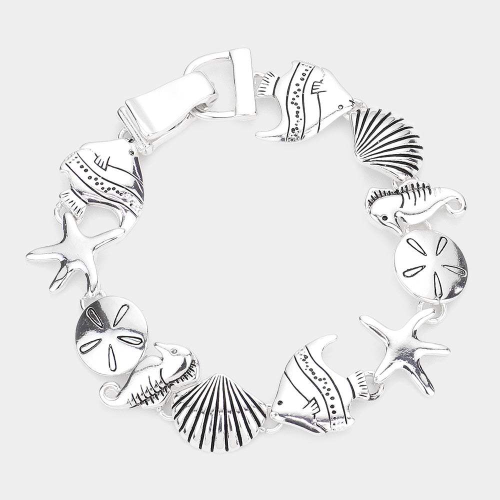 Sea Life Magnetic Bracelet - Madeline Love - Flyclothing LLC