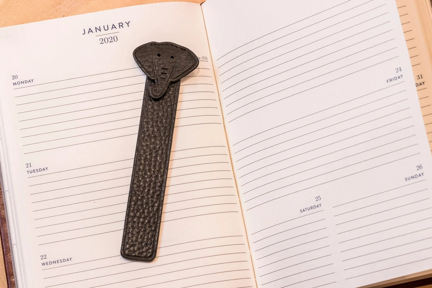 Elephant Bookmark - Kiko Leather - Flyclothing LLC