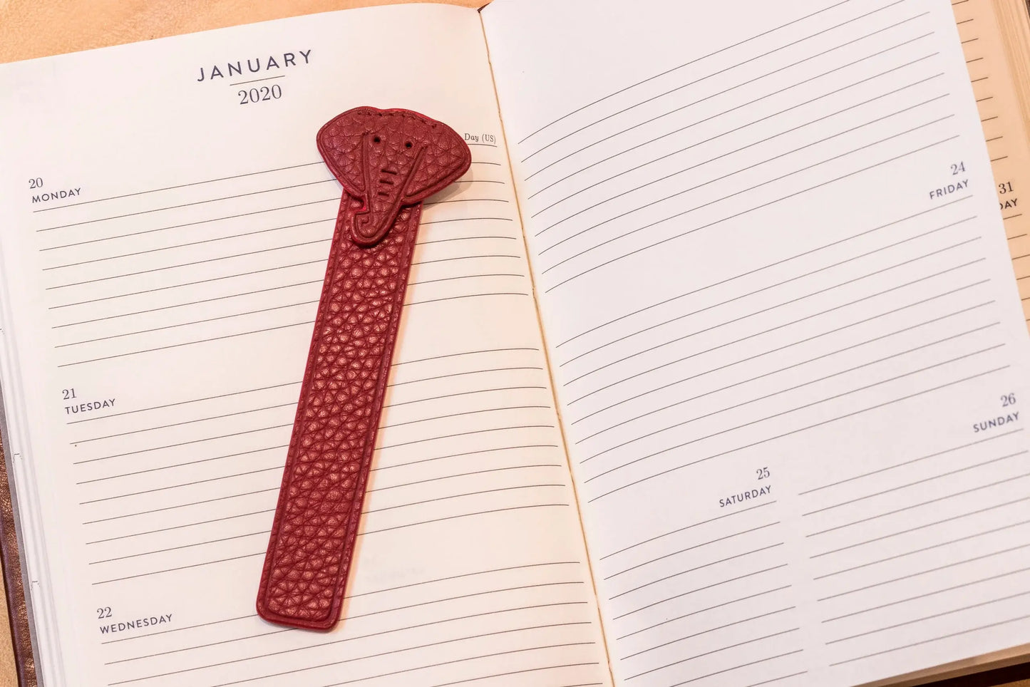 Elephant Bookmark - Kiko Leather - Flyclothing LLC