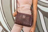 Weaved Crossbody - Kiko Leather - Flyclothing LLC