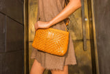 Weaved Crossbody - Kiko Leather - Flyclothing LLC