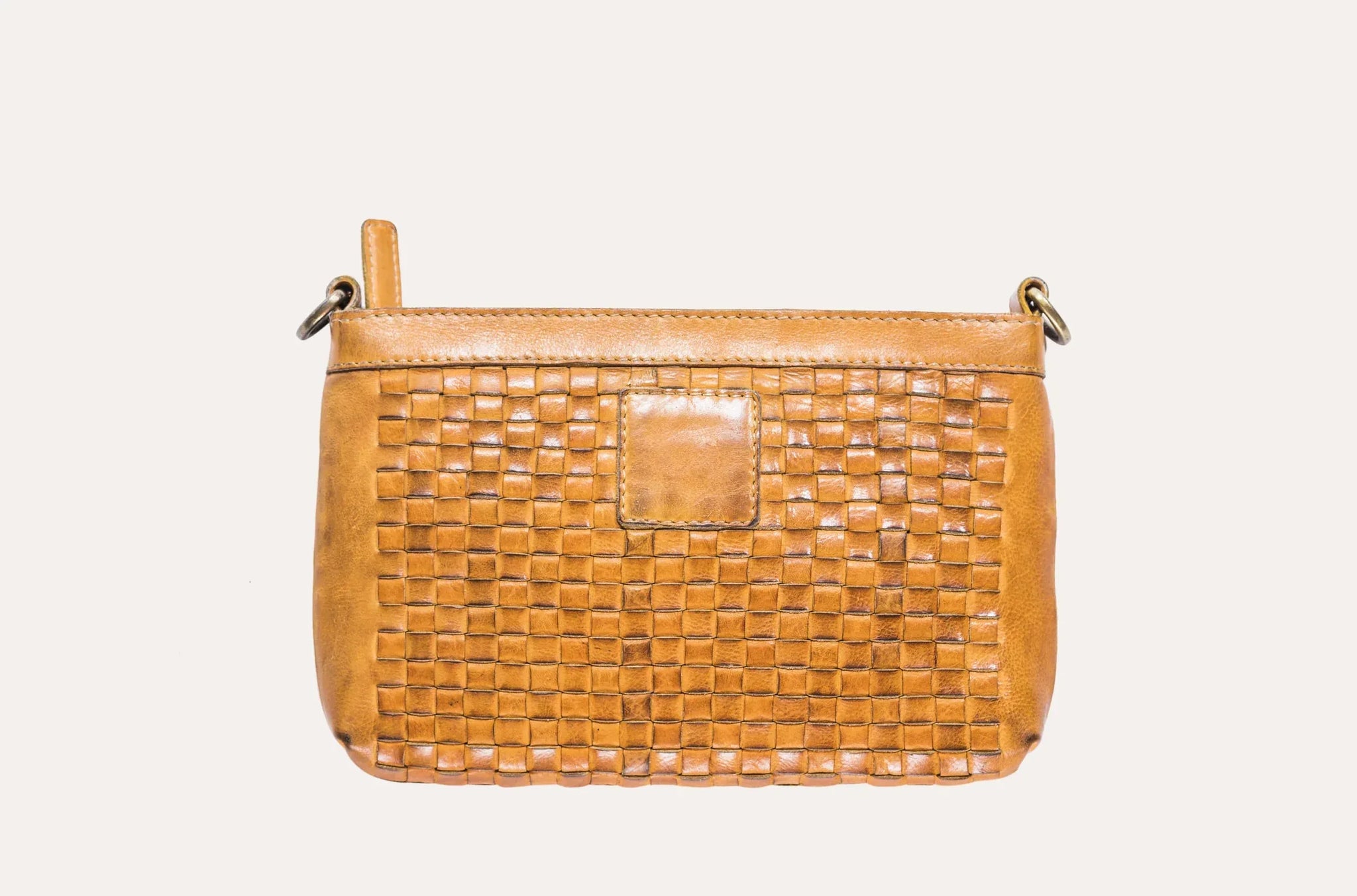 Weaved Crossbody - Kiko Leather - Flyclothing LLC
