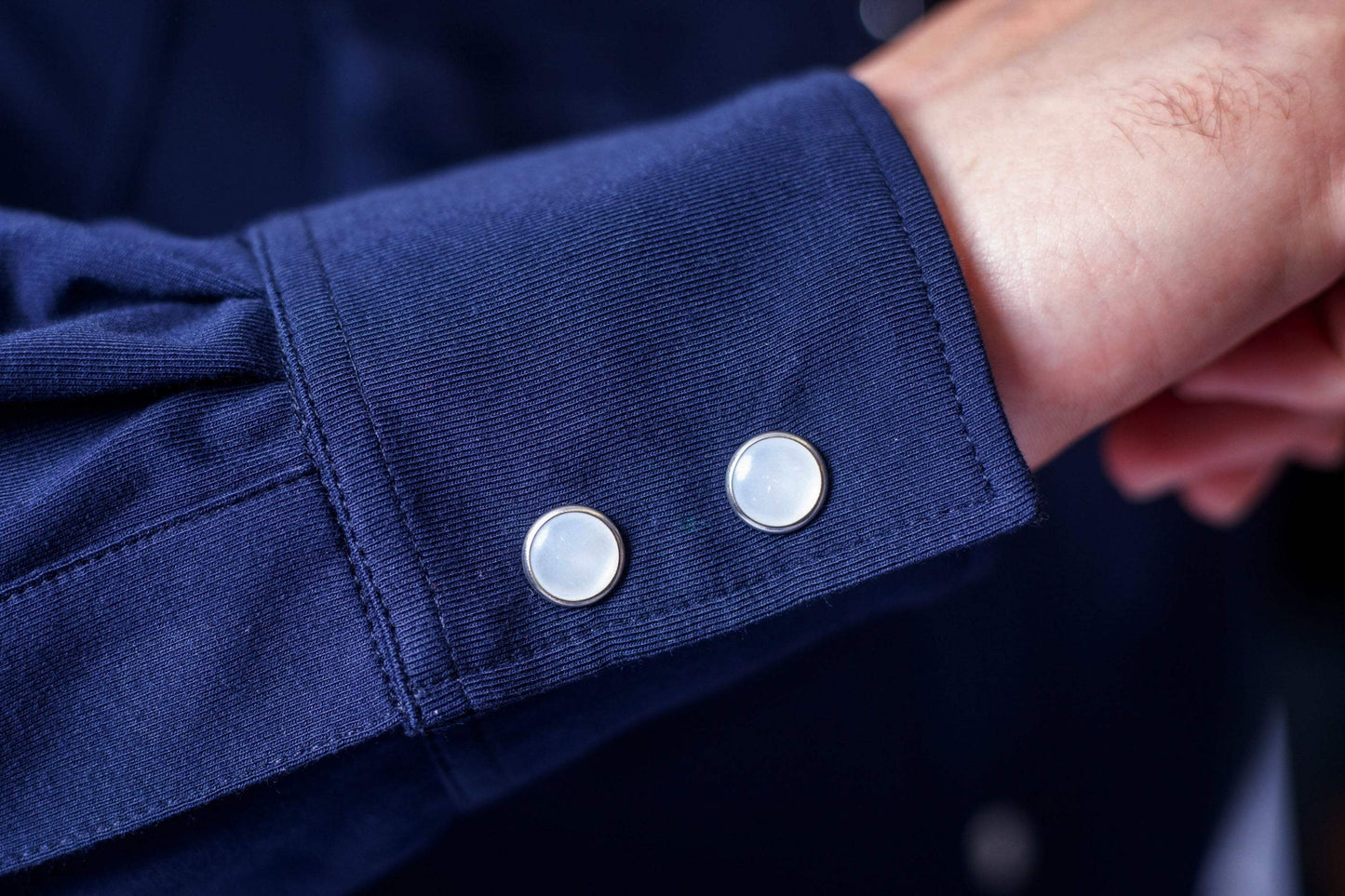 Buki’s Cinqo Western Tech Shirt - Navy - Buki - Flyclothing LLC