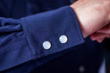 Buki’s Cinqo Western Tech Shirt - Navy - Buki - Flyclothing LLC
