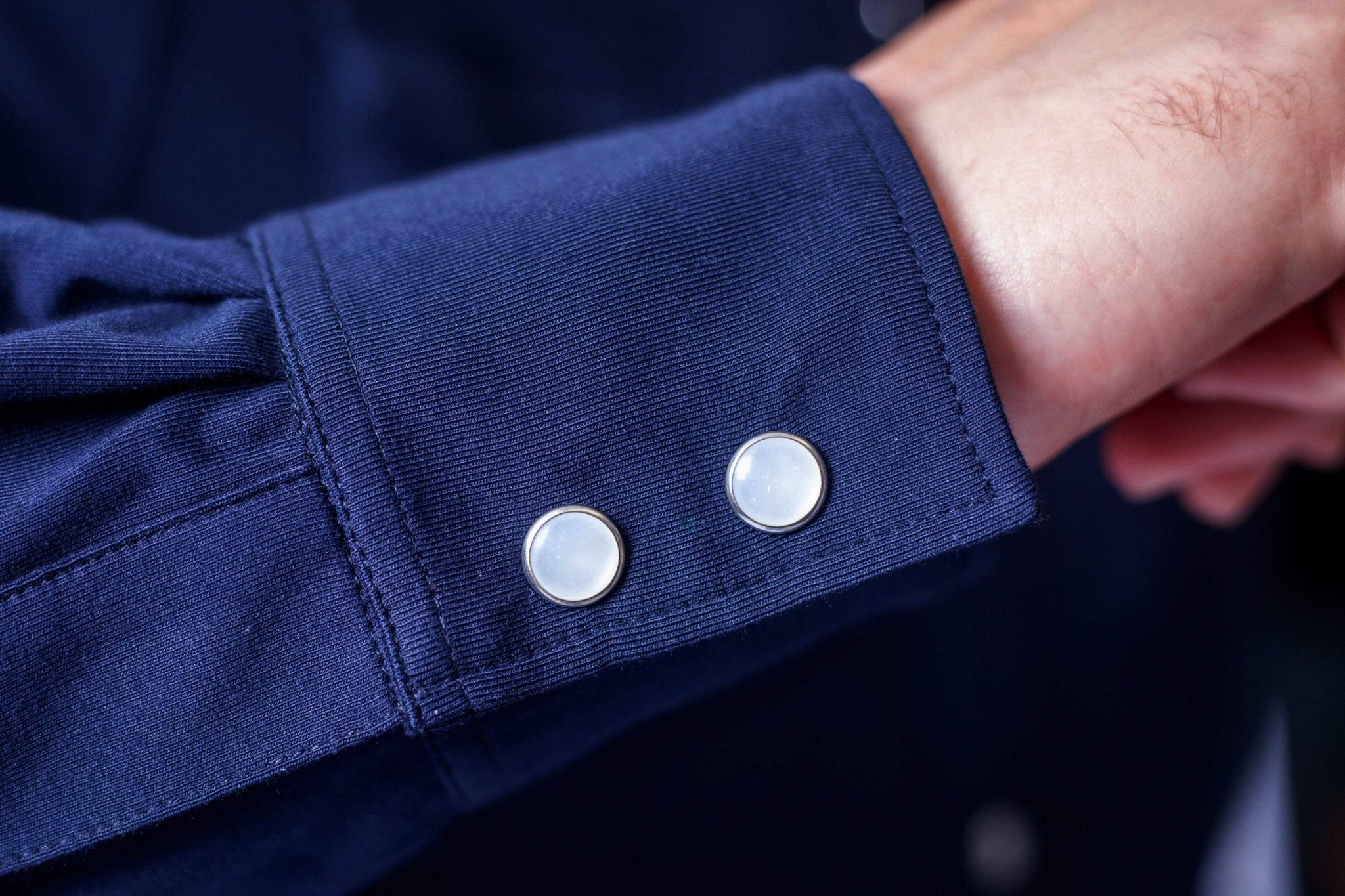 Buki’s Cinqo Western Tech Shirt - Navy - Buki - Flyclothing LLC