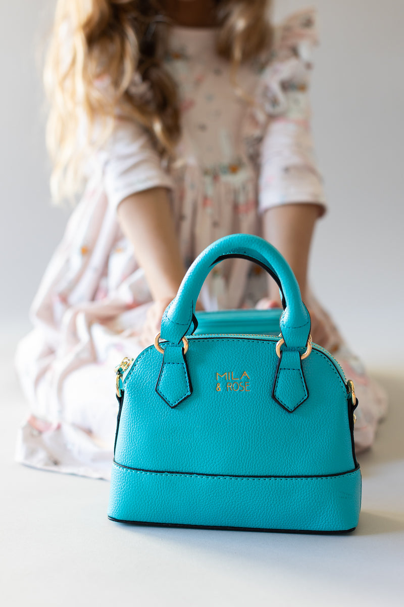 Caribbean Blue Girl's Crossbody Purse - Mila & Rose ® - Flyclothing LLC