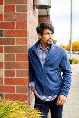 Breckenridge Full-Zip Sweatshirt - Tokyo Blue - Buki - Flyclothing LLC