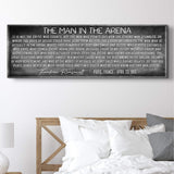 The Man In The Arena Sign VII - Tailored Canvases - Flyclothing LLC