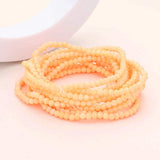 10PCS - Faceted Beaded Multi Layered Stretch Bracelets - Madeline Love - Flyclothing LLC