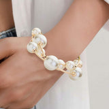 3PCS - Pearl Stretch Multi Layered Bracelets - Madeline Love - Flyclothing LLC