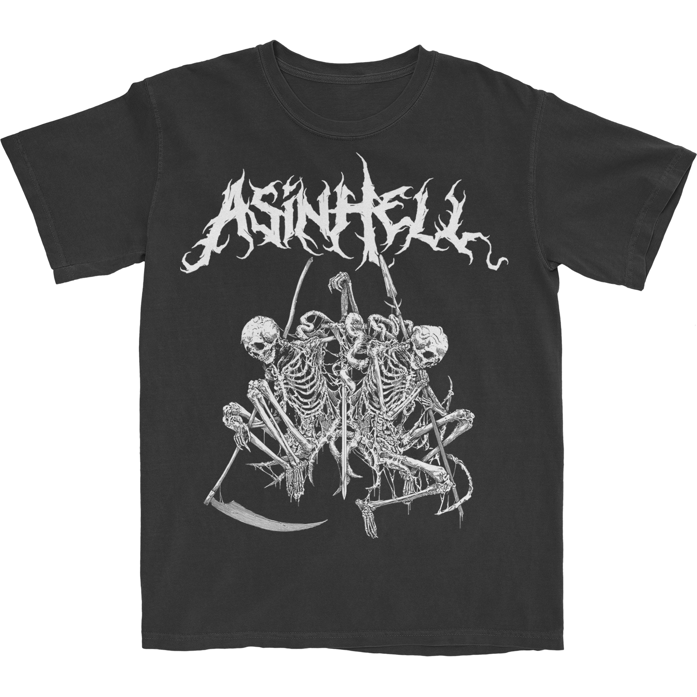 As In Hell Skeletons T-Shirt