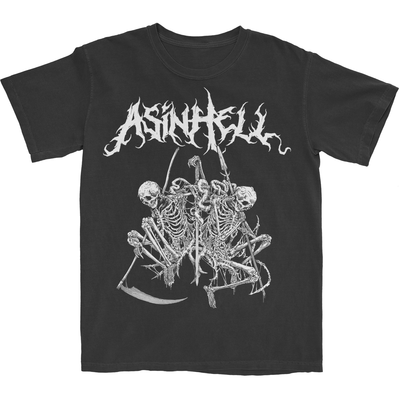 As In Hell Skeletons T-Shirt - As In Hell