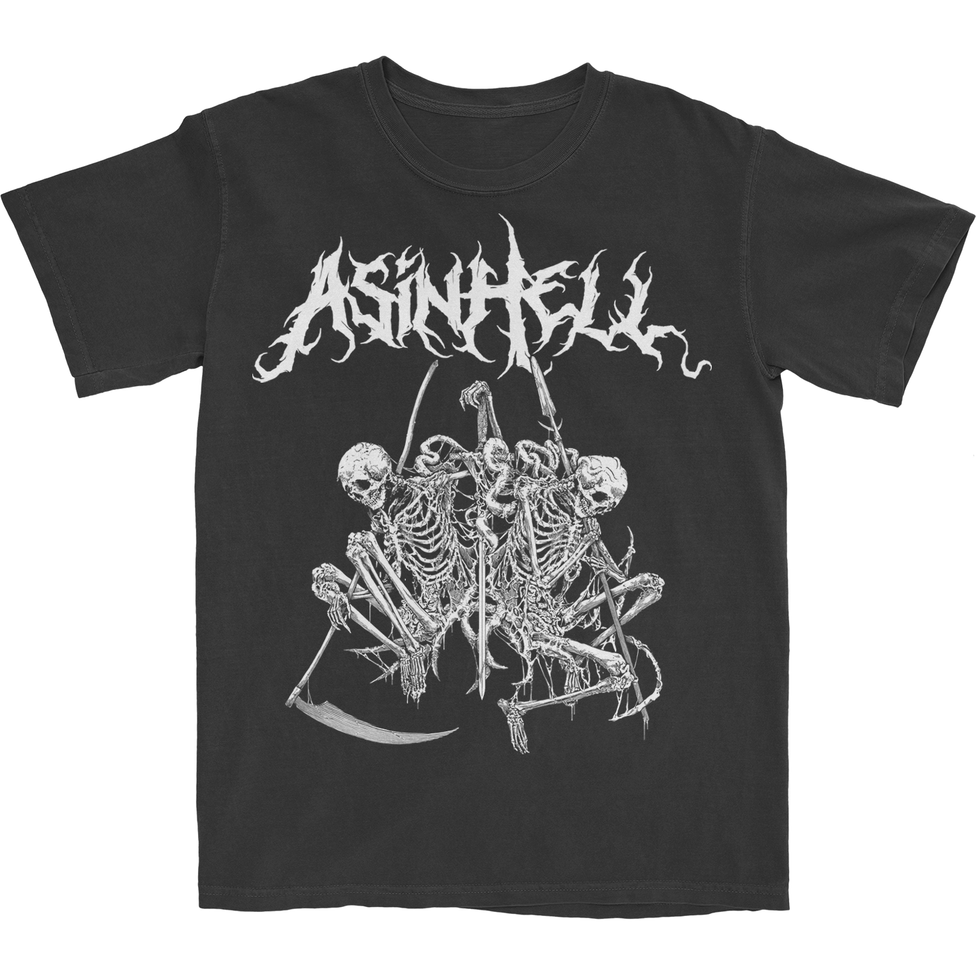 As In Hell Skeletons T-Shirt