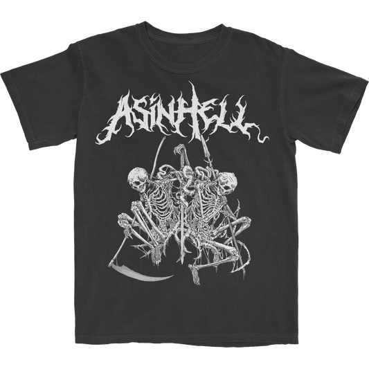 As In Hell Skeletons T-Shirt - As In Hell
