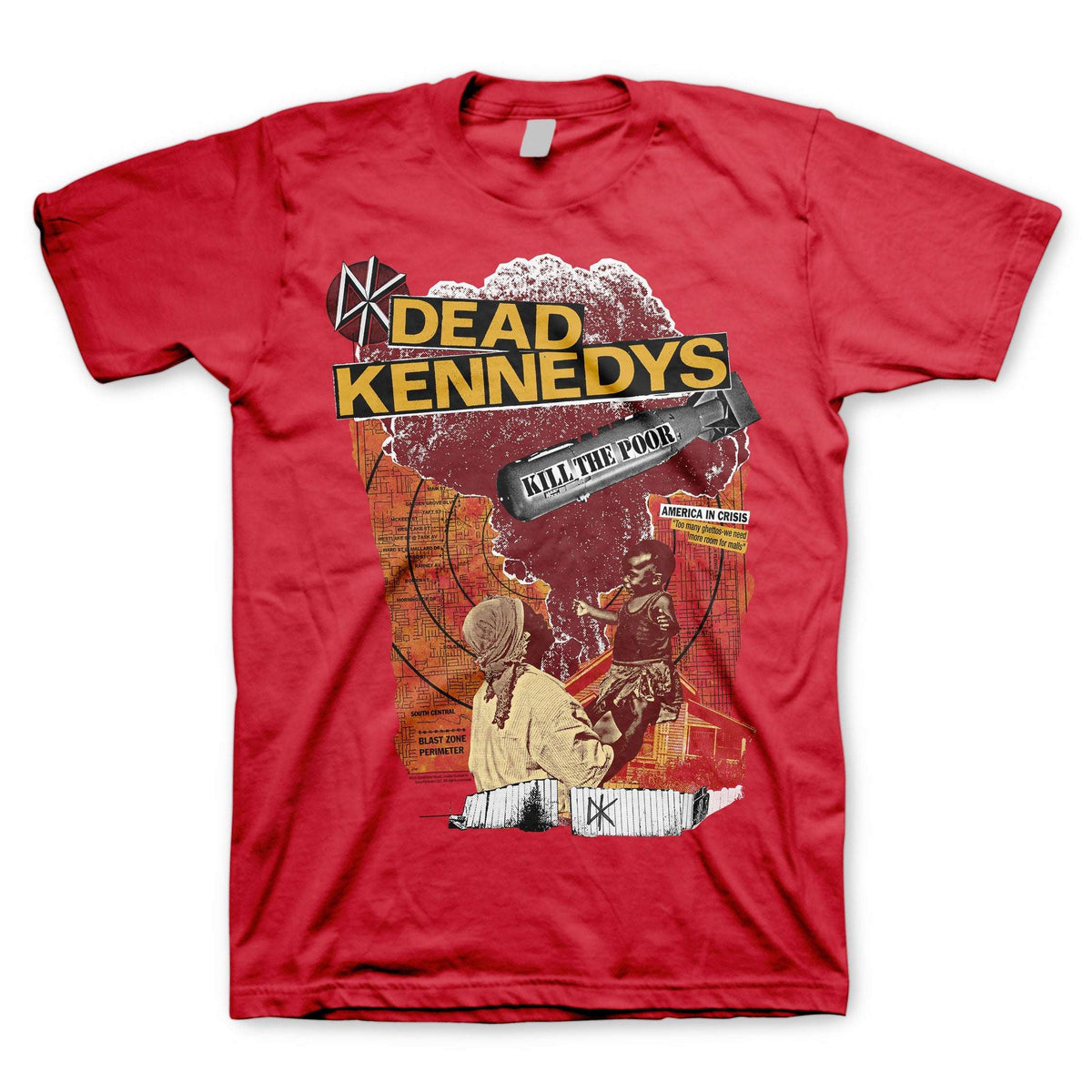 Dead Kennedys Kill The Poor Red TShirt - Dead Kennedys - Flyclothing LLC