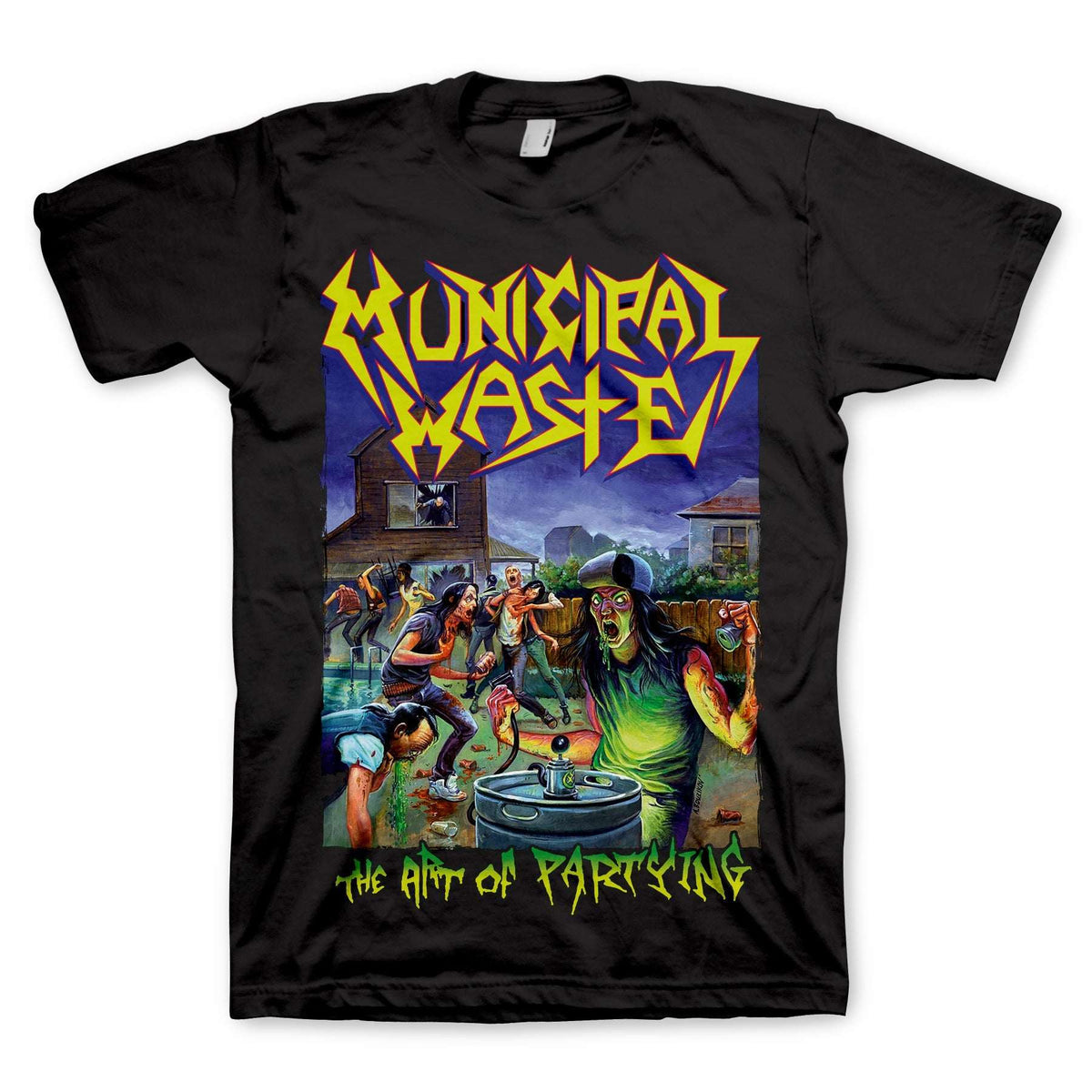 Municipal Waste Art of Partying TShirt - Municipal Waste - Flyclothing LLC