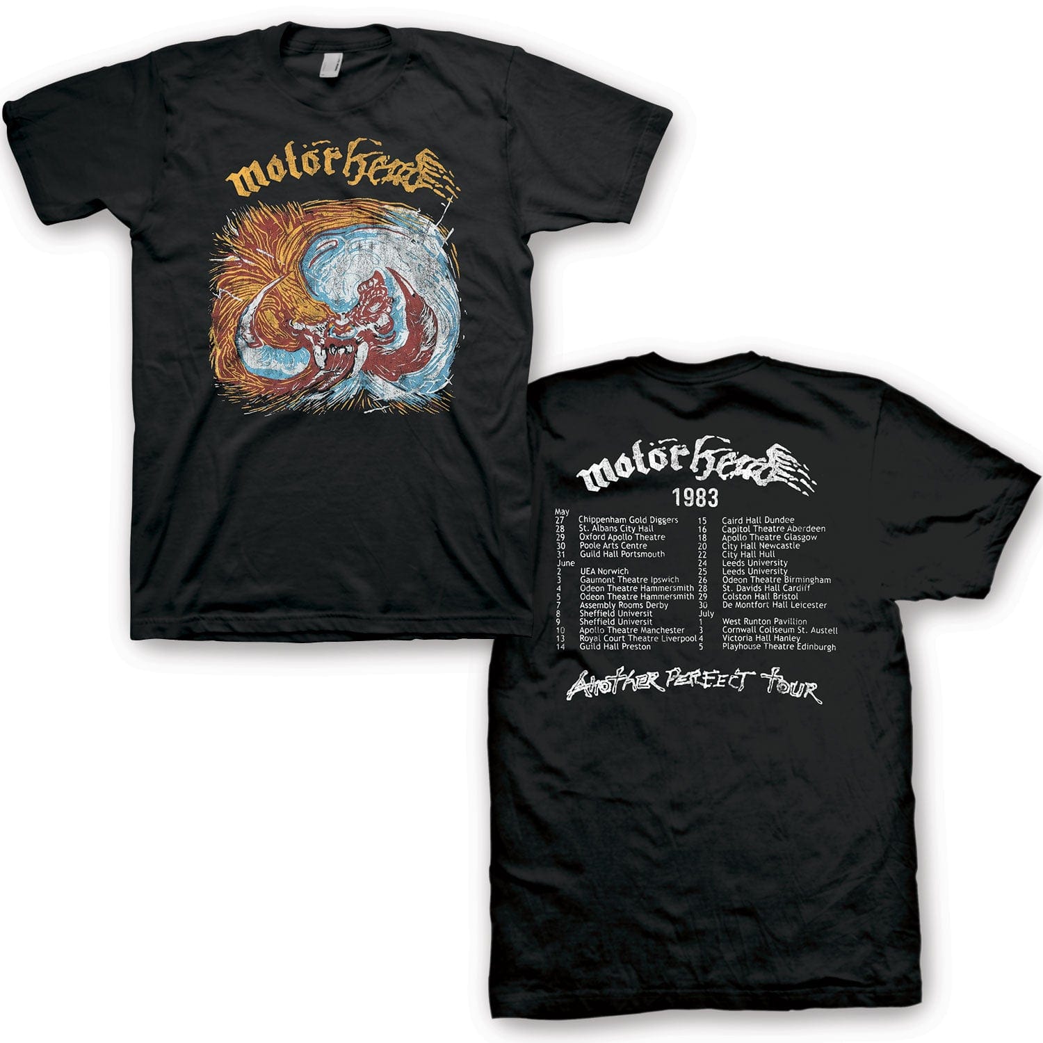 Motorhead Another Perfect Day Tour T-Shirt - Motorhead