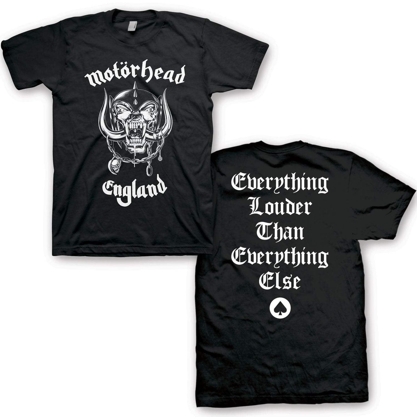 Motorhead Everything Louder- T-Shirt - Motorhead - Flyclothing LLC