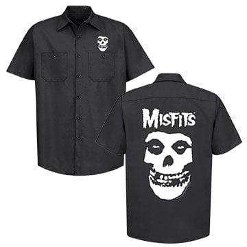 Misfits Skull workshirt - Misfits - Flyclothing LLC