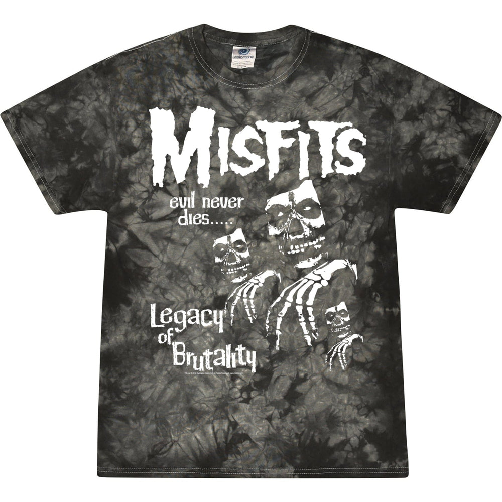 Misfits Legacy Black Tie Dye T-Shirt - Misfits