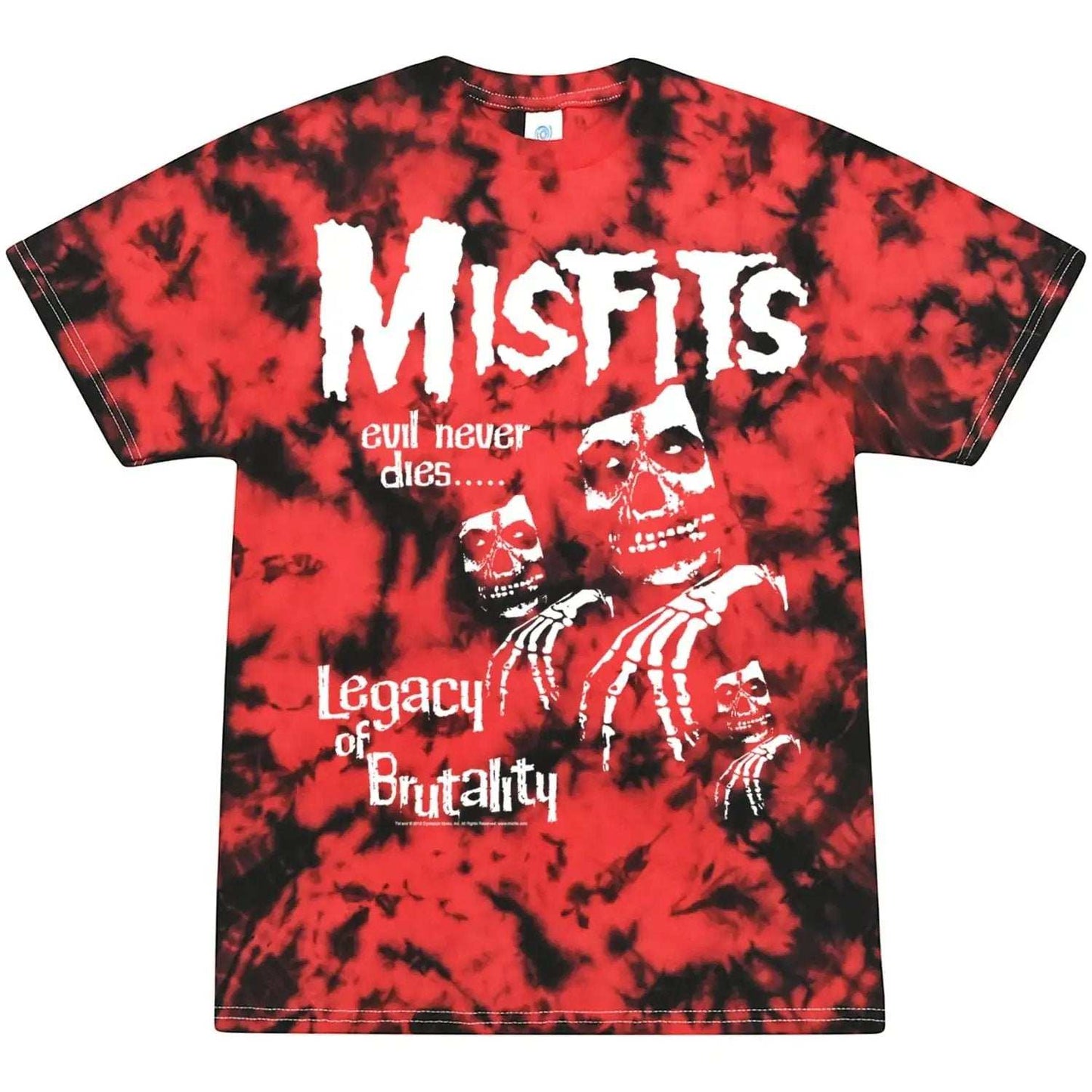 Misfits Legacy RED Tie Dye T-Shirt - Misfits - Flyclothing LLC