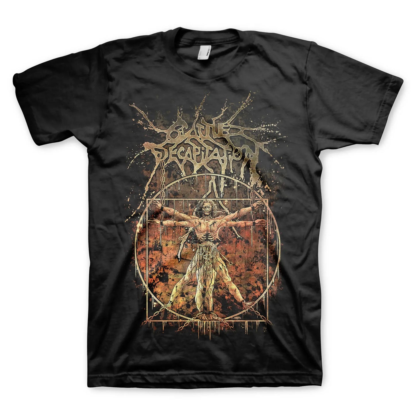 Cattle Decapitation Vitruvian Mens T-Shirt - Cattle Decapitation - Flyclothing LLC