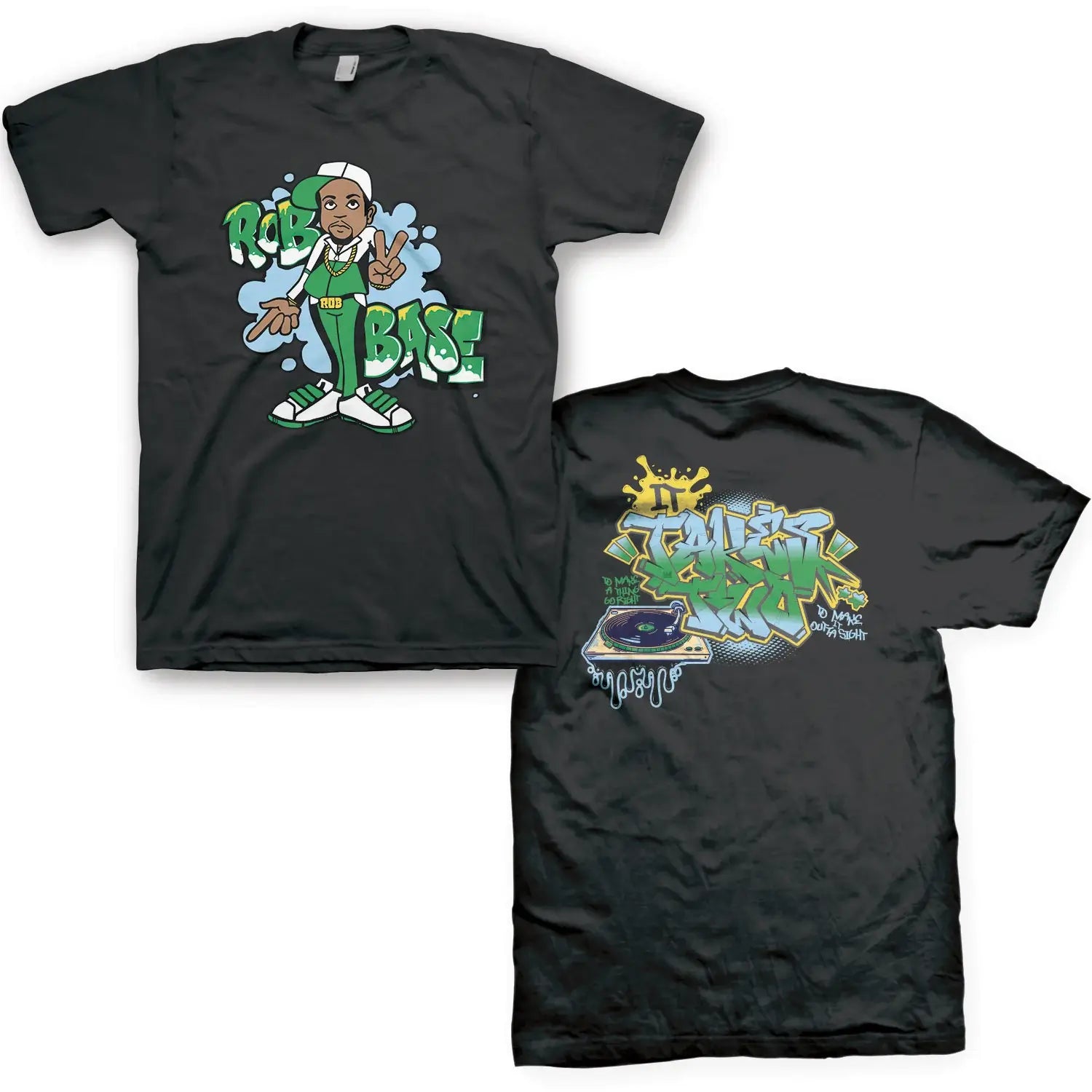 Rob Base Graffitti T-Shirt - Rob Base - Flyclothing LLC