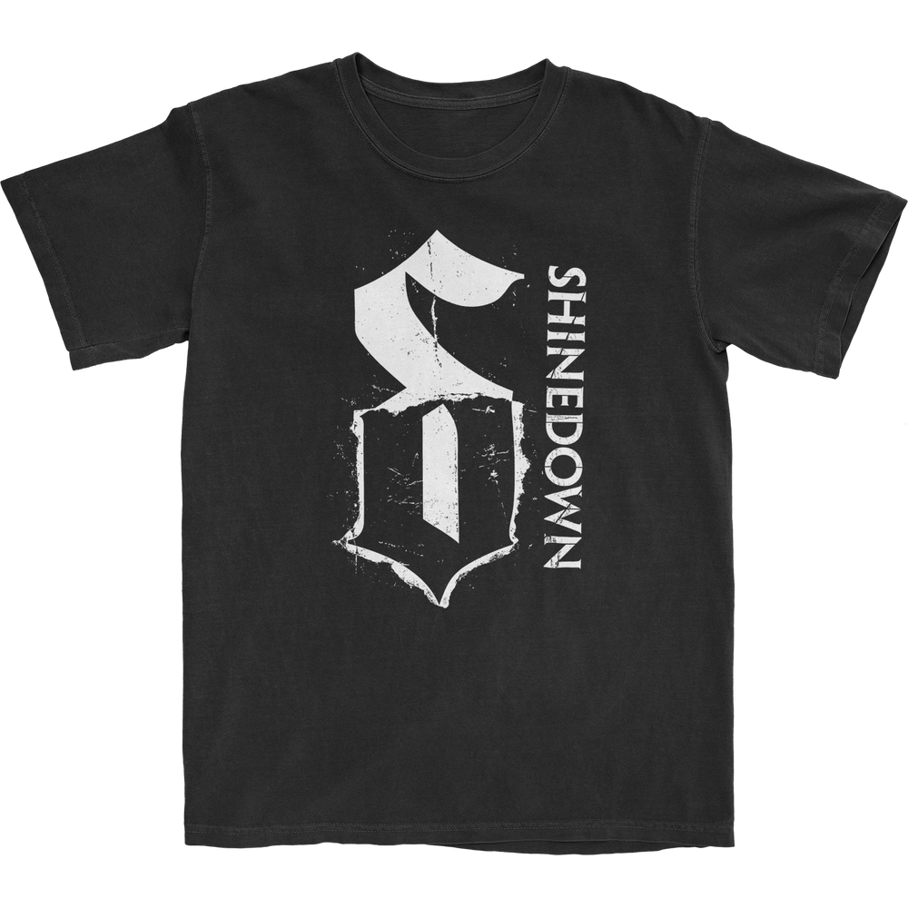 Shinedown Torn Logo T Shirt - Shinedown
