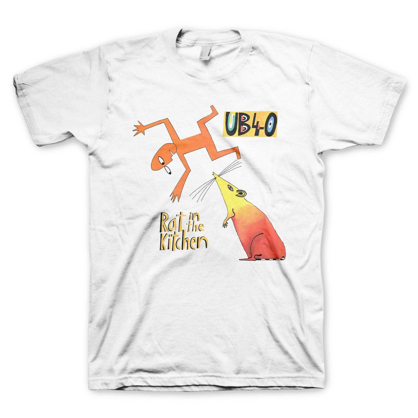 UB40 Rat in the Kitchen White T-Shirt - UB40 - Flyclothing LLC