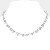SECRET BOX_Brass Abstract Chain Necklace - Madeline Love - Flyclothing LLC