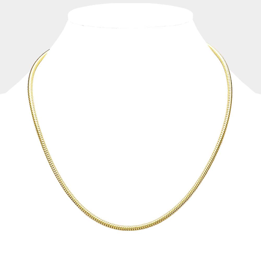 20 INCH Snake chain necklace - Madeline Love - Flyclothing LLC