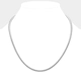 20 INCH Snake chain necklace - Madeline Love - Flyclothing LLC