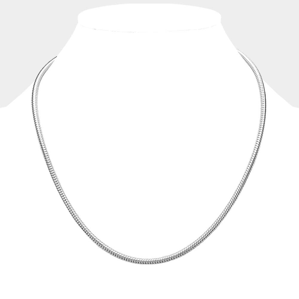 20 INCH Snake chain necklace - Madeline Love - Flyclothing LLC