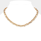 Chunky Metal Paperclip Chain Necklace - Madeline Love - Flyclothing LLC