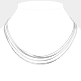 3PCS - Metal Snake Chain Necklaces - Madeline Love - Flyclothing LLC