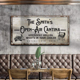 Family Open Air Cantina Sign - Tailored Canvases - Flyclothing LLC