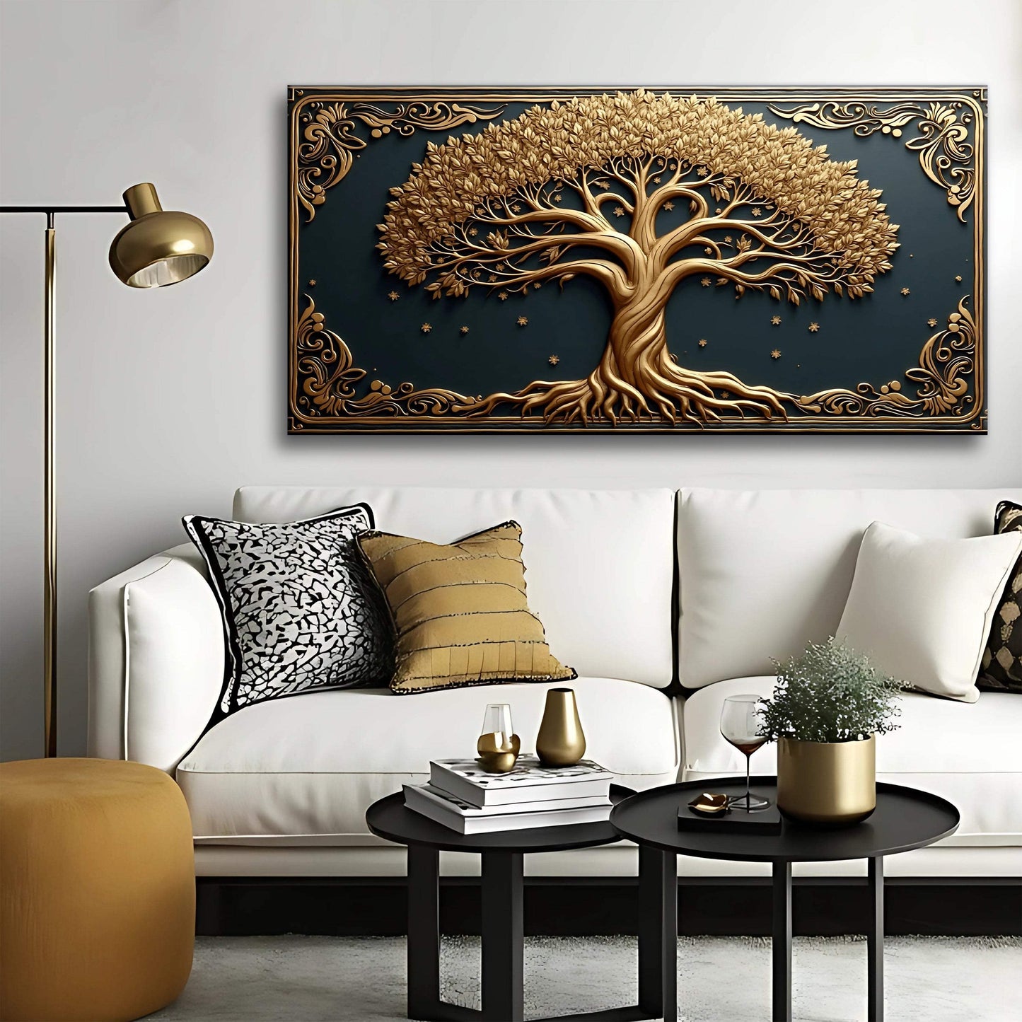 3D Celtic Tree Of Life Wall Art II - Tailored Canvases - Flyclothing LLC