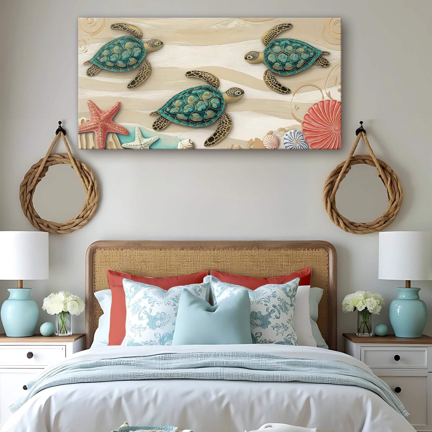 3D Coastal Wall Art VII - Tailored Canvases - Flyclothing LLC