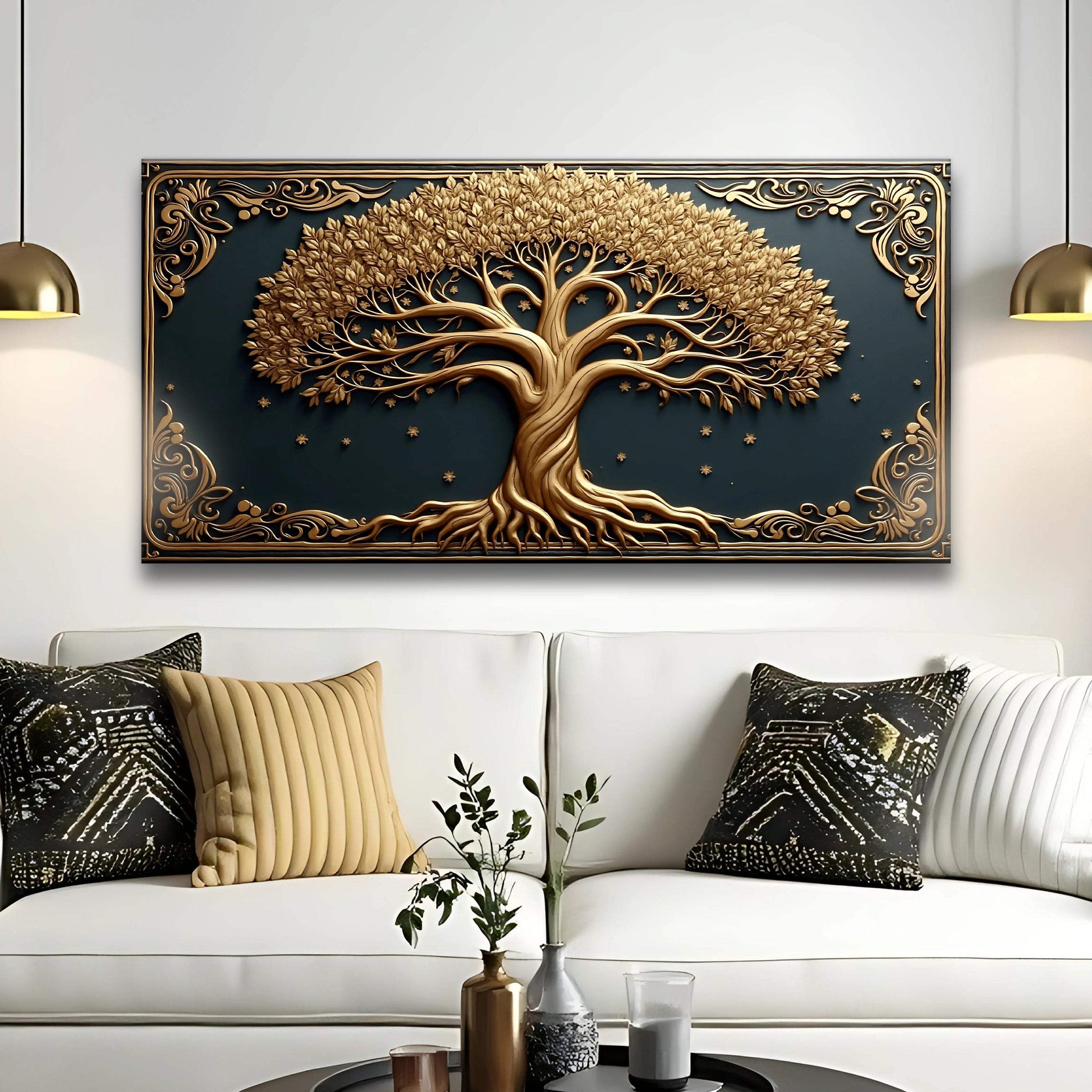 3D Celtic Tree Of Life Wall Art II - Tailored Canvases - Flyclothing LLC