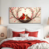 3D Cardinals Wall Art II - Tailored Canvases - Flyclothing LLC